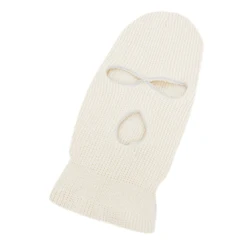 Wholesale Face Hat Female Beanie Designer 2022 Custom Knitted Baclava Polyester Thick Thermal Spandex Plain Ski Mask