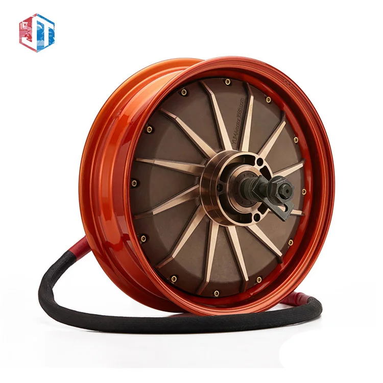 YM MOTOR 4000w 72v High Speed Brushless Dc Motor For Electric Motorcycle 12 Inch Hub Motor