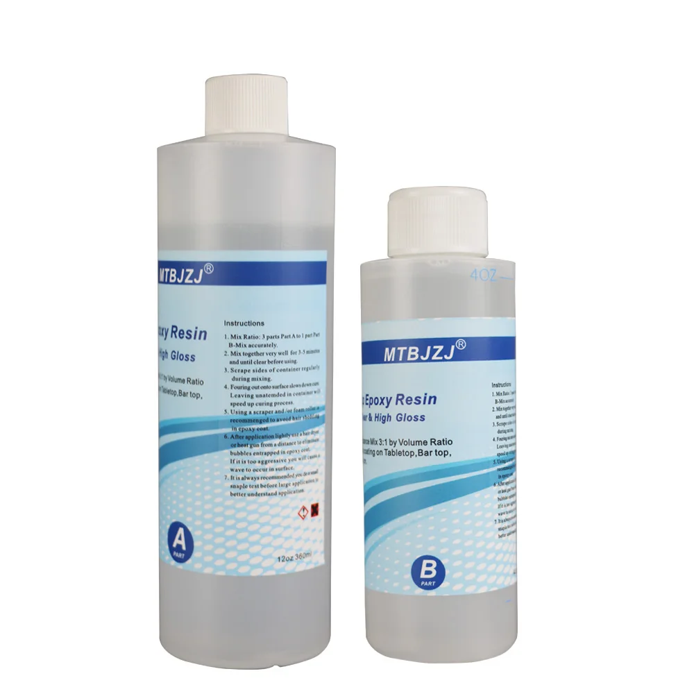 
Non Toxic Yellowing Bar Top Epoxy Resin 16 oz Kit 