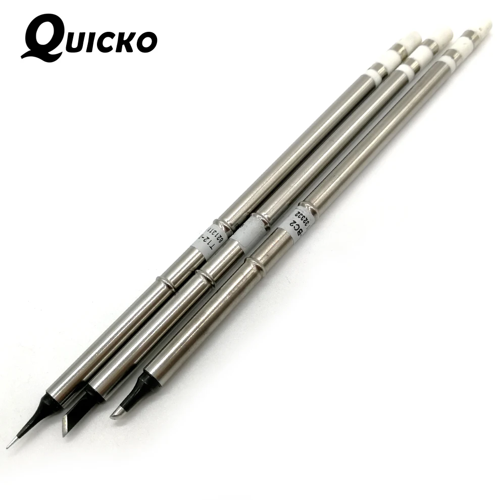  QUICKO Высокая-класс жало паяльника XA-T12-ILS KU BC2 припой 220v сварочные инструменты для HAKKO T12 паяльная станция фотоаппаратов моментальной печати 7s расплава