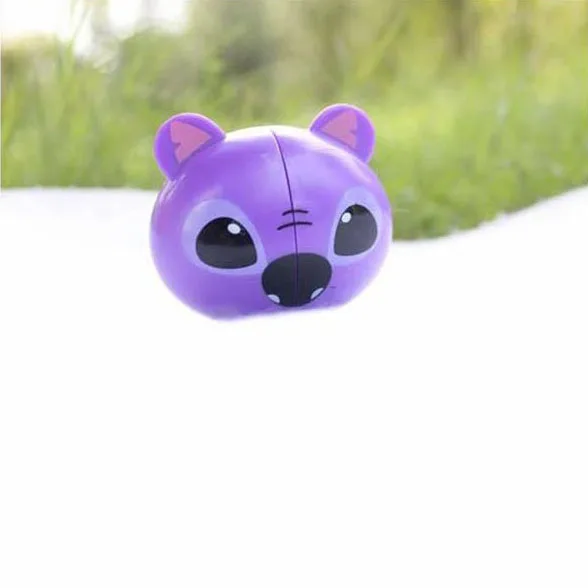 Wall Hanging Wall-mounted Funny Round Cute Suction Cap Animal Covered Plastic Sucker Toothbrush Holder