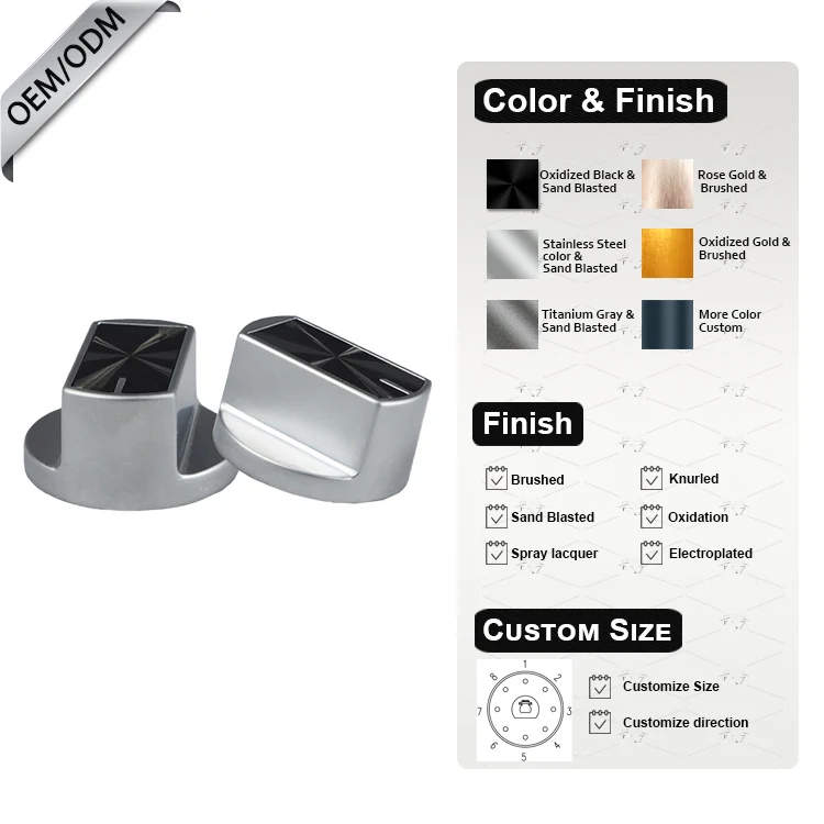 Factory direct appliance parts ABS knobs freestanding electric oven door knob  gas oven knob
