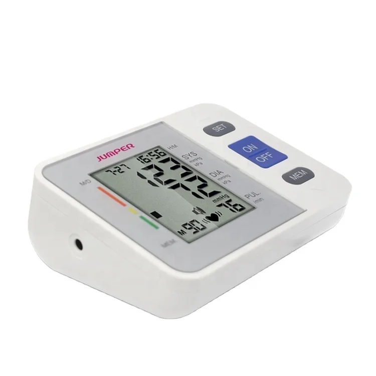 portable professional smart upper arm with heart rate blood pressure monitor digital JPD-900A