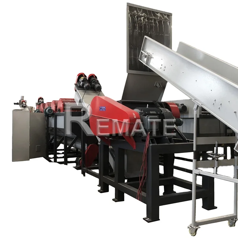 waste plastic crusher prices recycling of plastic PP PE PET BOPP film or bags