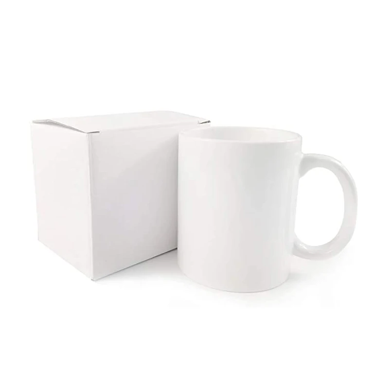 Wholesale 11oz 3A Heat Press Cups White Tazas Sublimation Blanks Custom Ceramic Mug