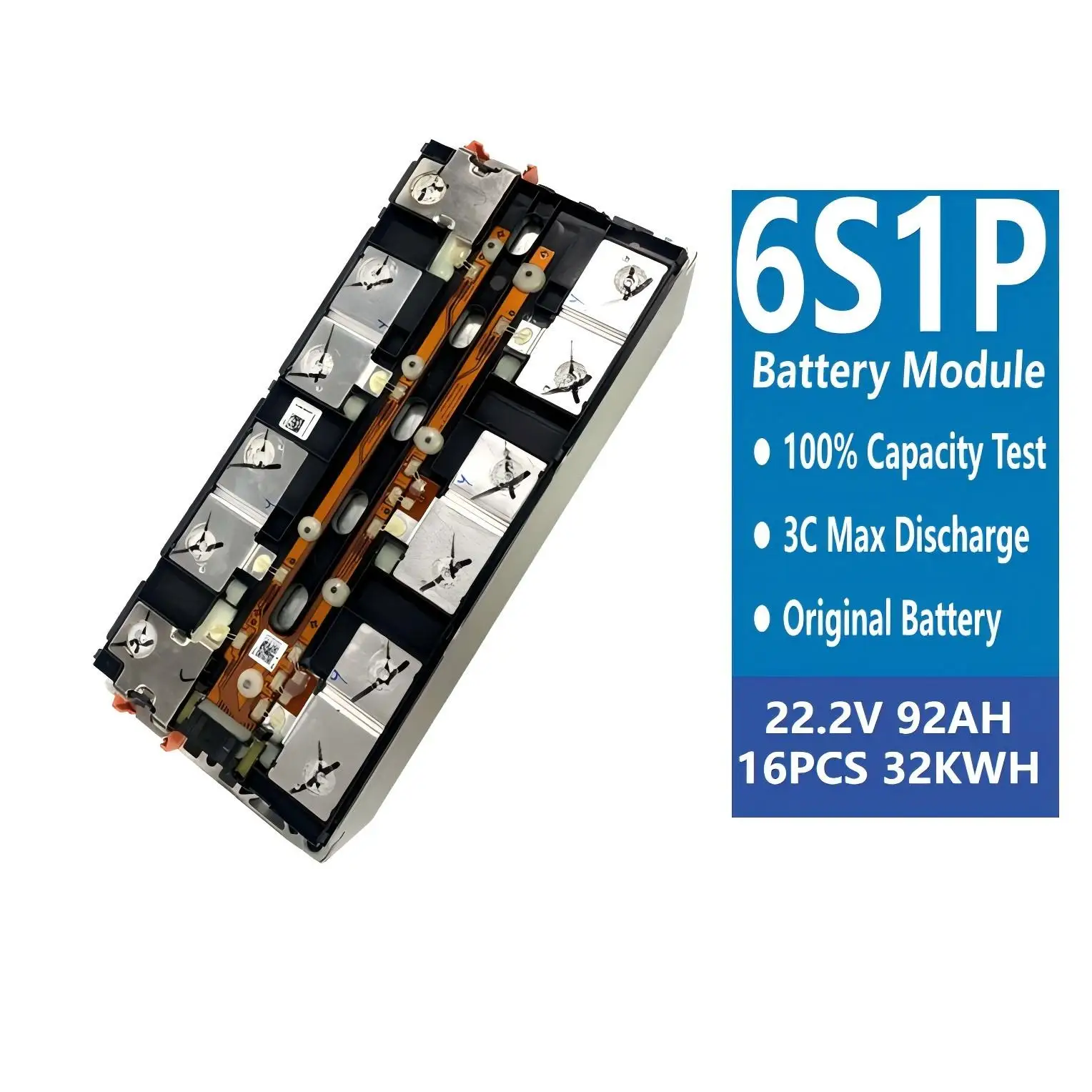 Starmax Catl 92Ah 6S1P 21.6V VDA355 Nmc16Pcs 32.6KWh Ncm 811 Battery Module For upgrade Leaf Electric Car EV