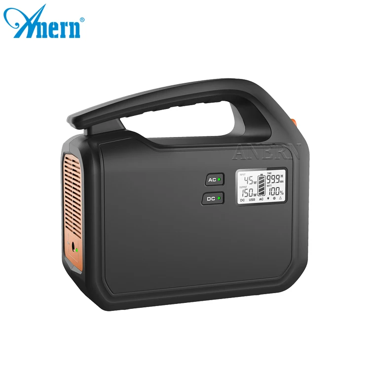 Portable energy storage power supply 150W outdoor lithium battery solar generator set
