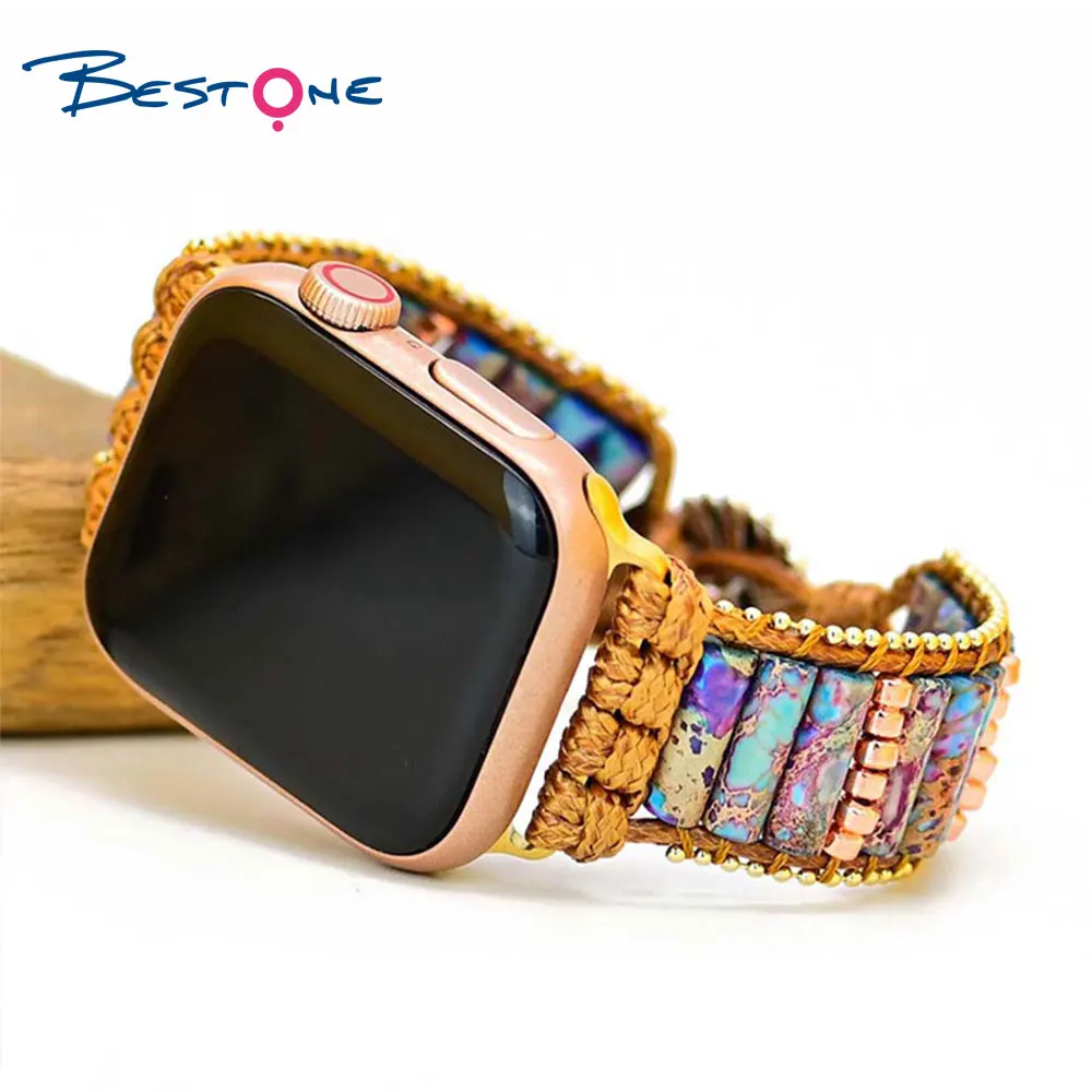 Bestone 2022 Hot Sales Wholesale Black Lava Healing Beaded Bracelet Hematite Howlite Rose Quartz Charm Bracelet