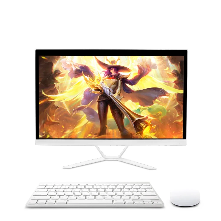
Mini Computer 21.5 Inch All in One PC Quad Core Max Resolution 1920*1080 P Smart TV Box 