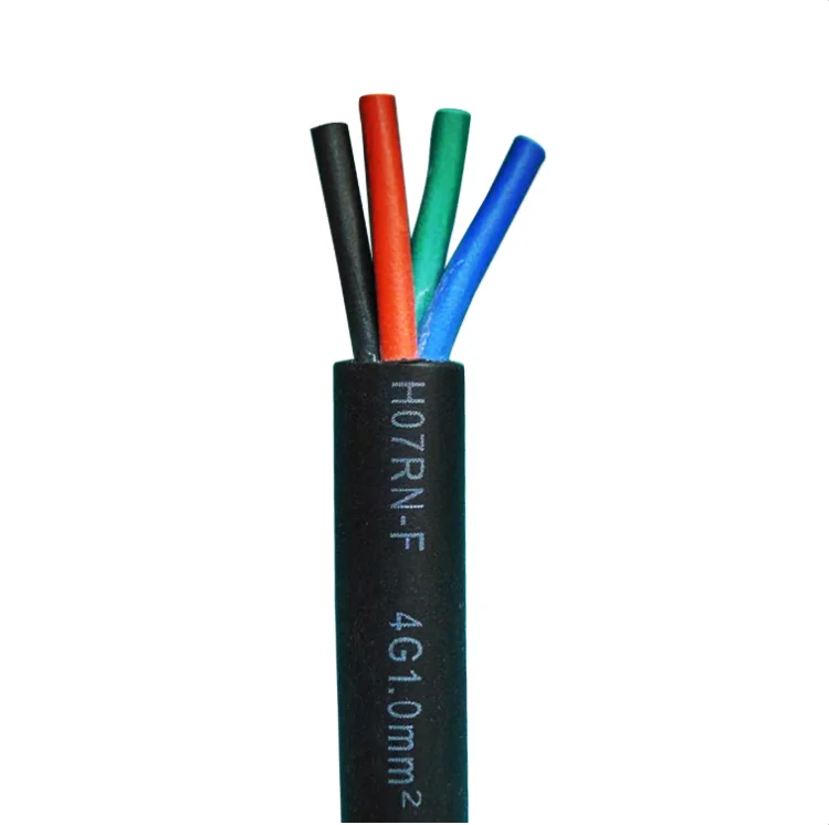 H03RN-F H05RN-F H07RN-F 3X1.5 3X2.5 3X3.5mm2 Flexible Rubber Submersible Pump Cable