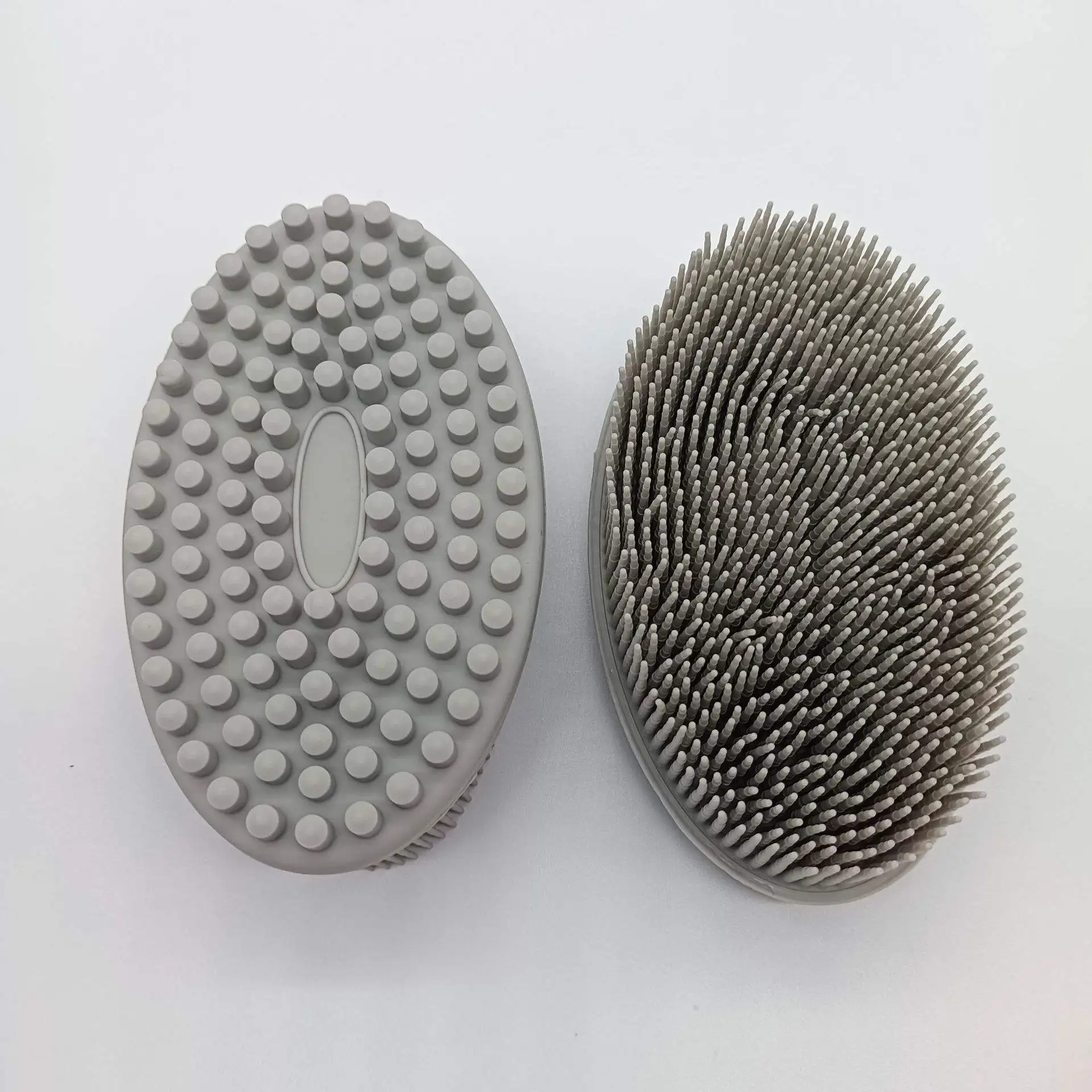 Factory Wholesale Long Silicone Dual Sided Body Scrubber Back Brush Massager Cleaner Shower Bath Belt