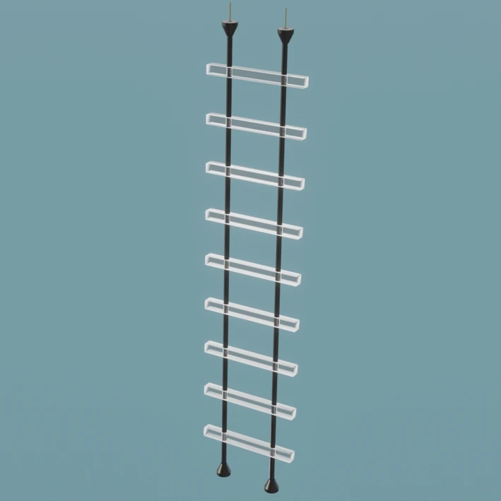 Прозрачный акриловый стеллаж для бокалов