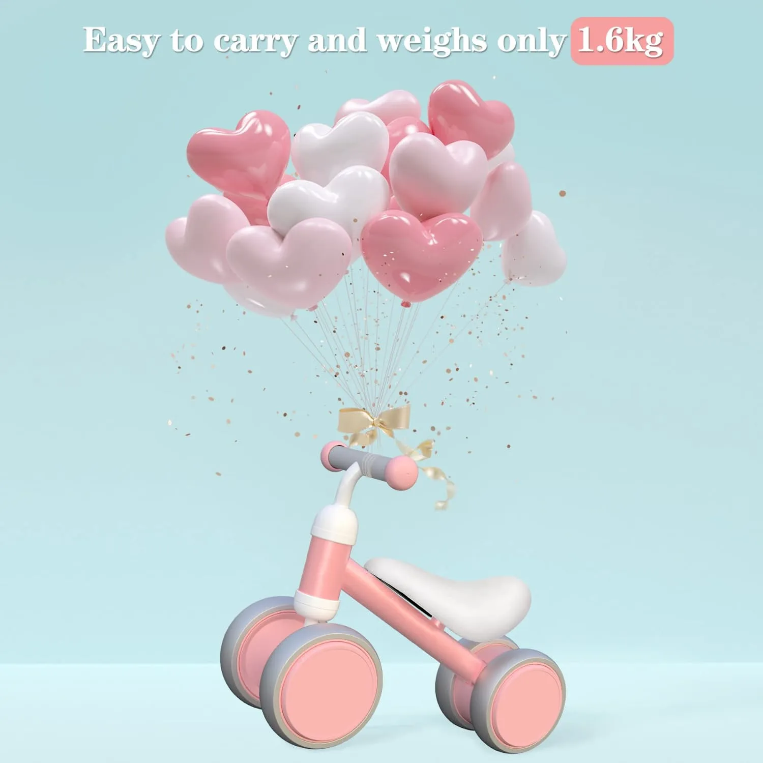 Toddler Learn To Walk Sliding Tricycle Kids Balance Bike Plastic Sport No Pedal Baby Ride On Bike