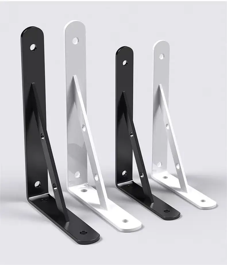 Shelves Brackets DIY Custom Wholesale Hook L Support Cast Iron Steel Wall Mounted Heavy Duty Floating Metal Shelf Brackets