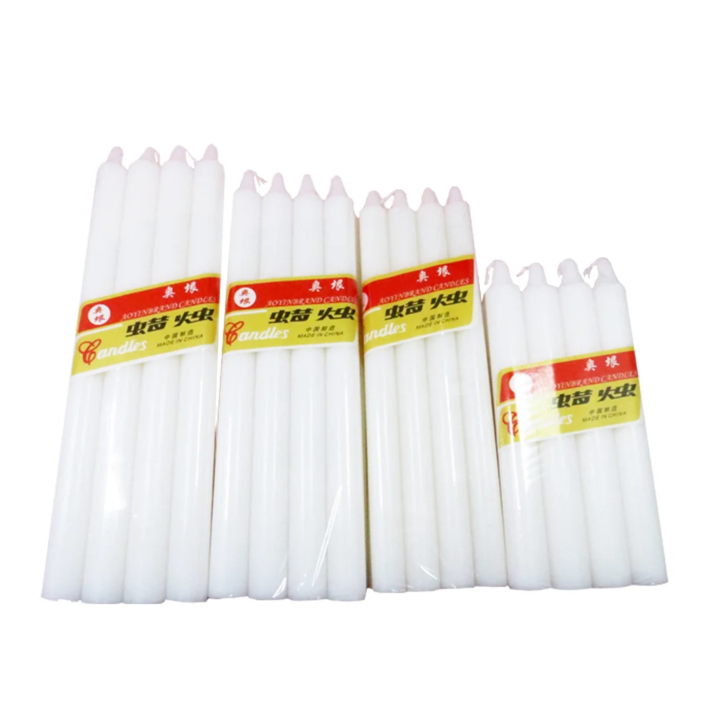 Pure Paraffin wax candle  church candle white candle wholesale