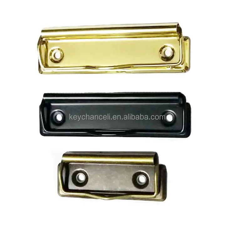 office supplies 70mm gold board clip metal clipboard clip for wood board acrylic board