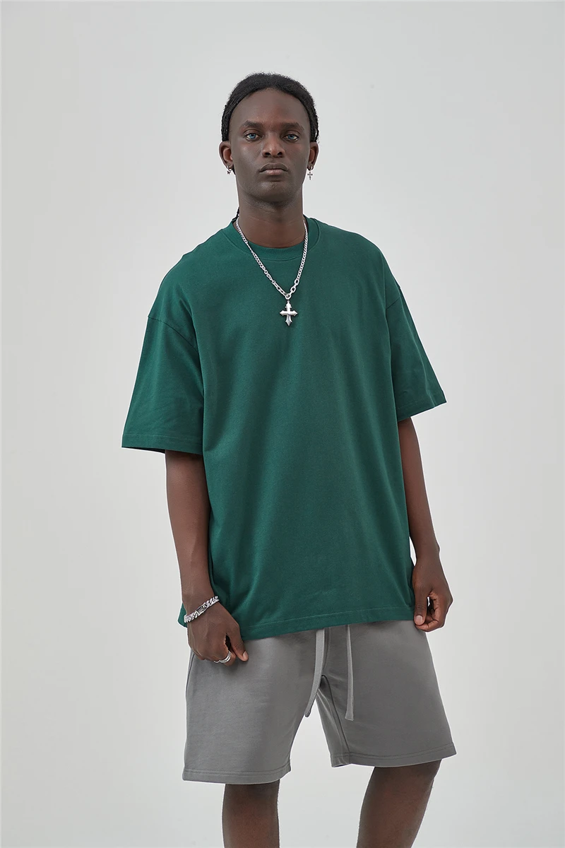 men and woman custom wholesale bulk oversize oversized cotton t-shirt  blank t-shirts man t shirt 2024 New