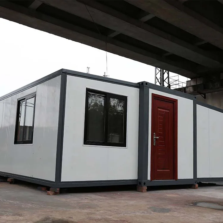 Portable Contain 2 Bedroom Modular Prefab 40 Ft 20 Ft Luxury Prefab Folding Expandable Container Houses