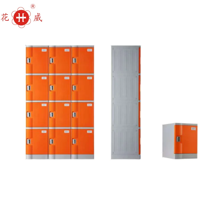 HuaWei easy assemble gym storage cabinets abs plastic locker storage lockers for school