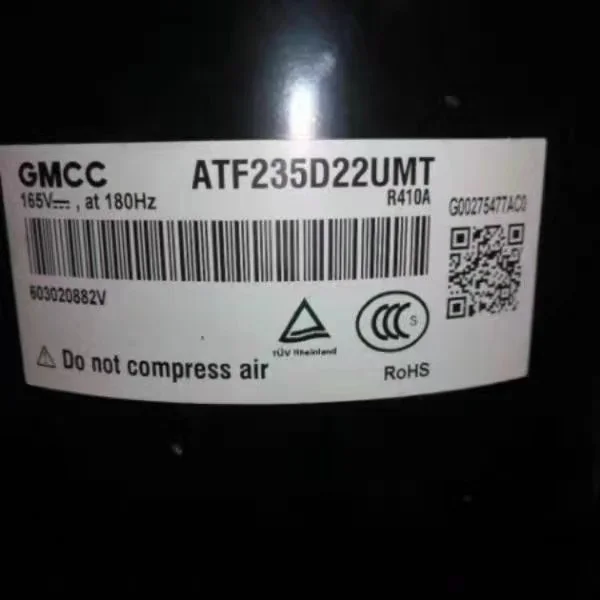 ATF235D22UMT 180 Гц роторный инверторный компрессор для компрессора GMCC