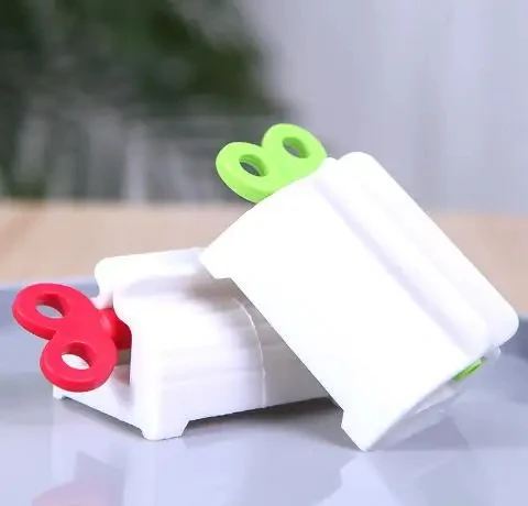 Bathroom Accessories Toothpaste Squeezer Dispenser Lazy Susan Facial Cleanser Presser Manual Toothpaste Tube Clip