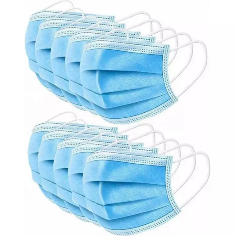 Medical 3-ply Disposable Face Manufacturer Buy 3ply Masque Chirurgical Tissu Masker Iir En Type Facemask Tie On Surgical Mask
