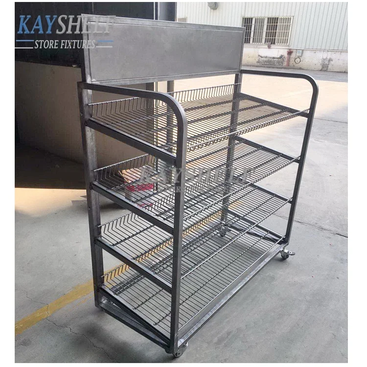 Kayshelf Car Battery Engine Essential Oil Display Stand Metal Rack For Wholesale
