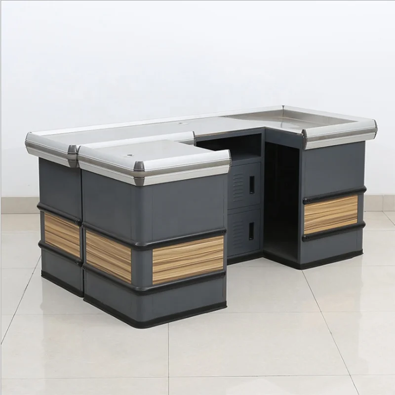 Manufacturer supplier new retail store supermarket cashier counter for sale
