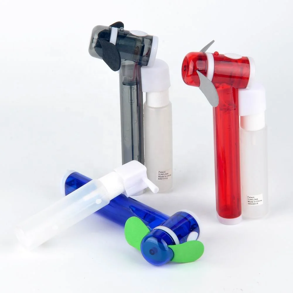 Hot Sale Promotional Hand Held Mini Mist Fan Water Cooling Battery Fan