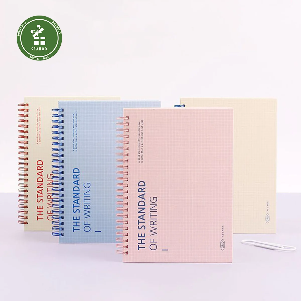 Customized Spiral Notebook Printing Custom Your Design Journal Line Pages Wire-O Binding Notebooks
