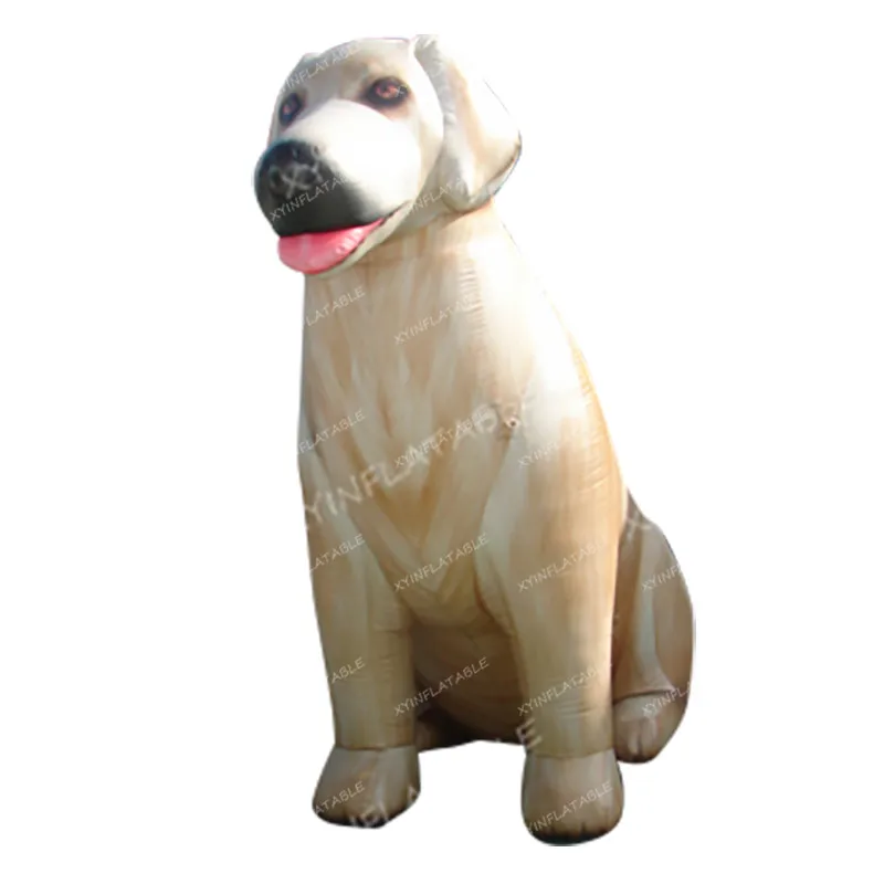 2021 Hot sale giant inflatable golden retriever dog for advertising