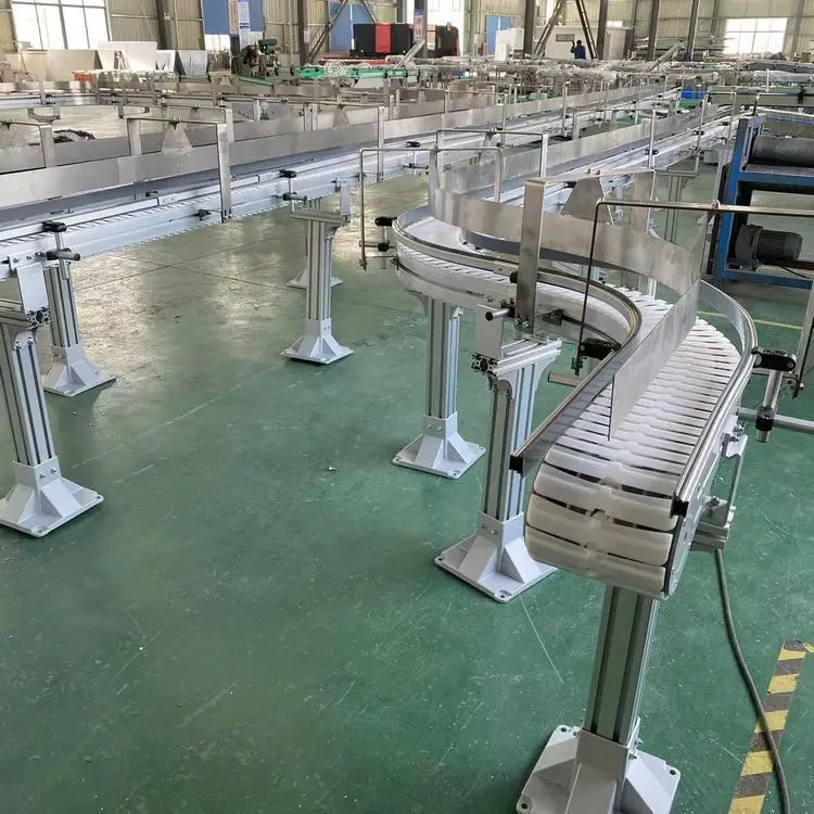 Flexible Chain Conveyor Modular Plastic Flexible Chain Conveyor For Manufacture