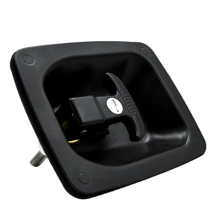 YH2163 Zinc alloy compression cabinet lock T-shaped folding handle door lock