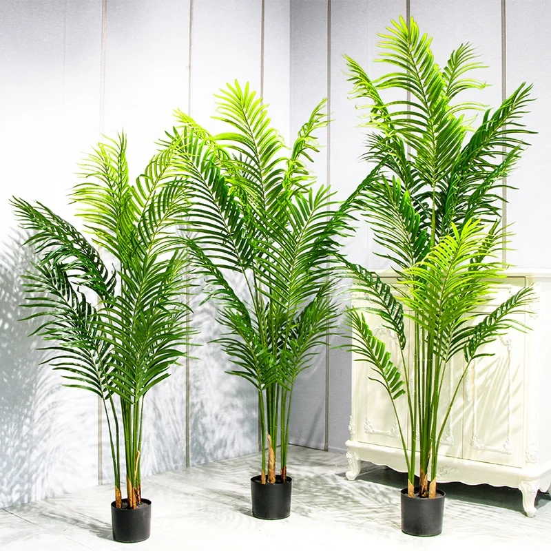 art decor Artificial plant Home Artificial Potted Plants Trees Bonsai Rubber Leaves Plastic tree Leaf Decorative indoor tropical