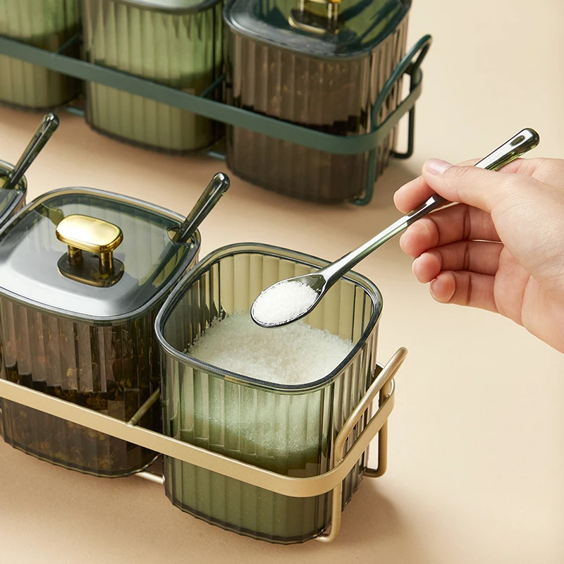 JiuYue Home Use Kitchen Spice Jar Set For Spice Rack With Jar