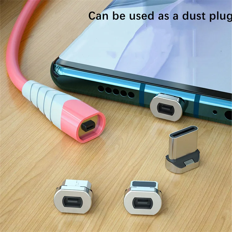 safty 3 In 1 charging cable liquid soft rubber Magnetic Cable USB cable with micro-USB type C ios plug