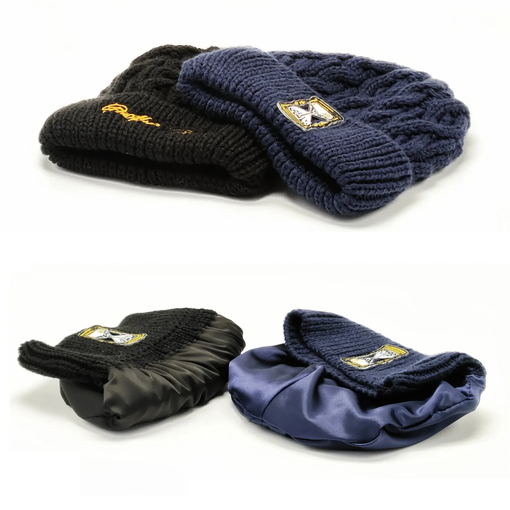 High Quality Cable Knit Beanie Hat Knitted Winter Hat Wool with Custom Label