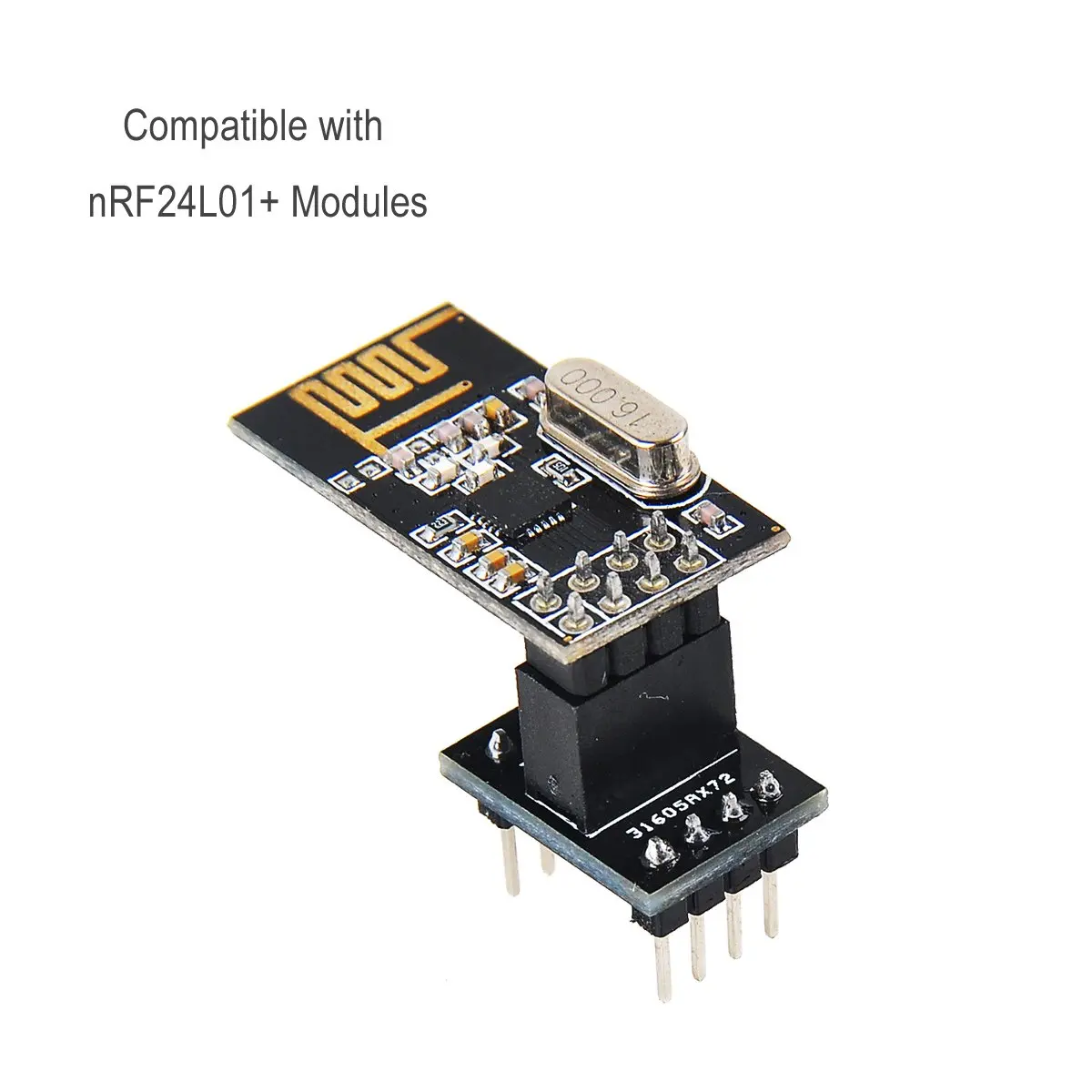 5pcs NRF24L01+ Adapter ESP8266 ESP-01 Adapter Module for NRF24L01+ 2.4GHZ Wireless Transceiver Module and ESP8266 ESP-01 WiFi Mo