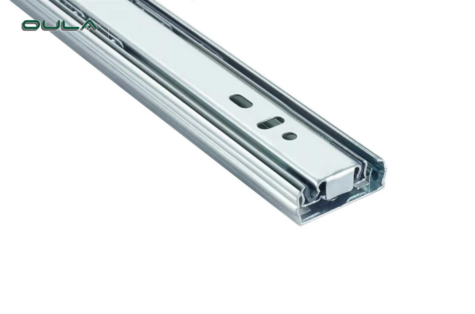 Modern 35mm Steel Plastic 3-Fold Drawer Slide Kitchen Bathroom Hotel Hospital Use Cabinets Tables Furniture 45mm Home Outdoor