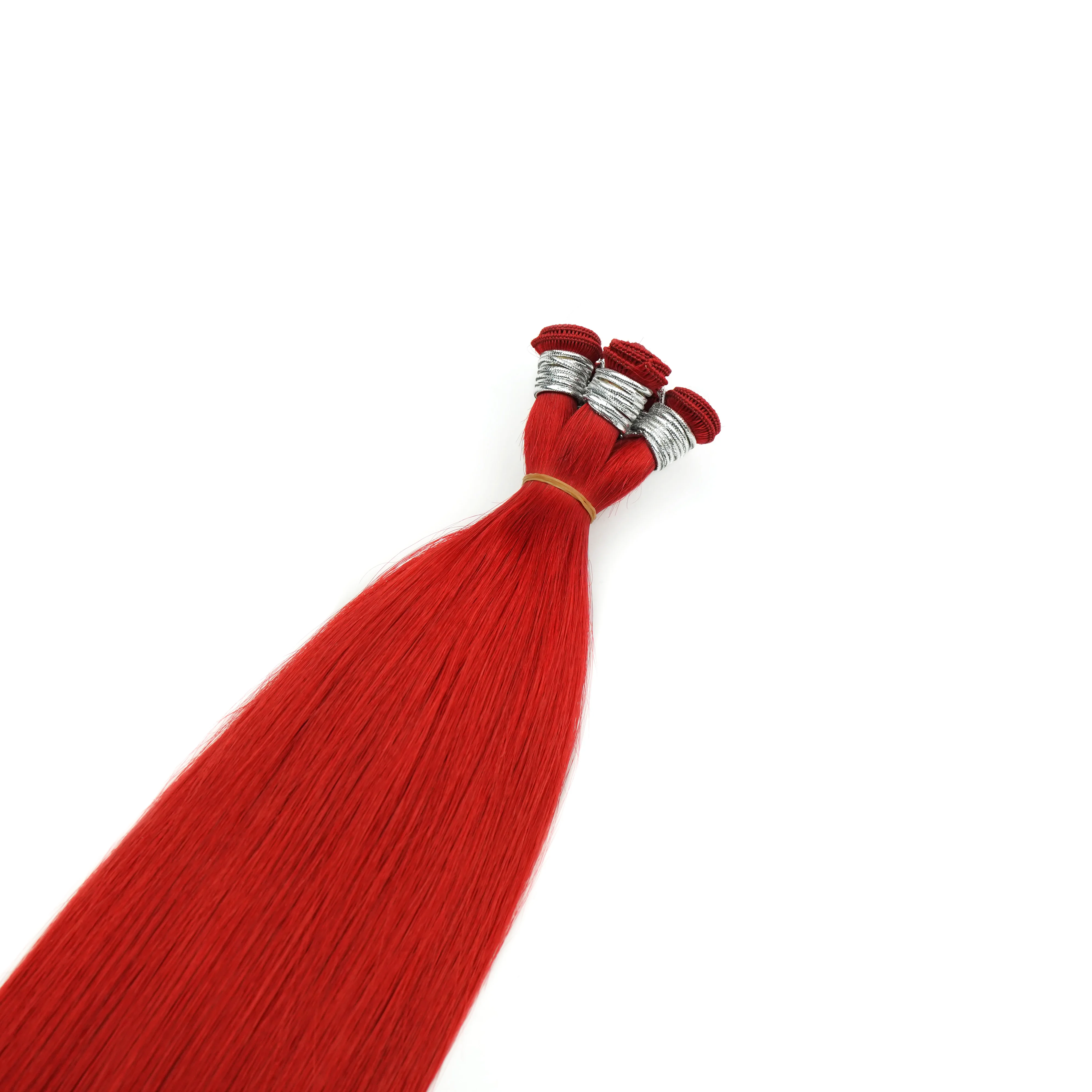 New hand tied weft hair extension remy hand tied weft Slavic hair double drawn 12a grade