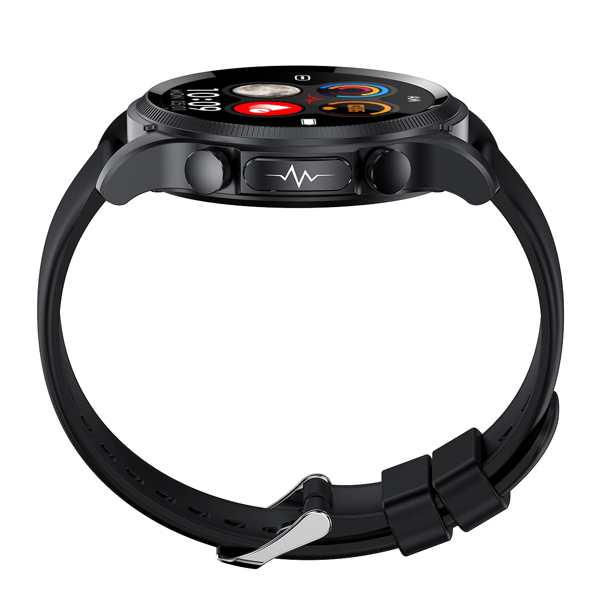 2023 Newest E400 Ecg Watch Non-invasive Blood Glucose Monitoring Temperature Blood Pressure Smart Watch With Chest Patch Band