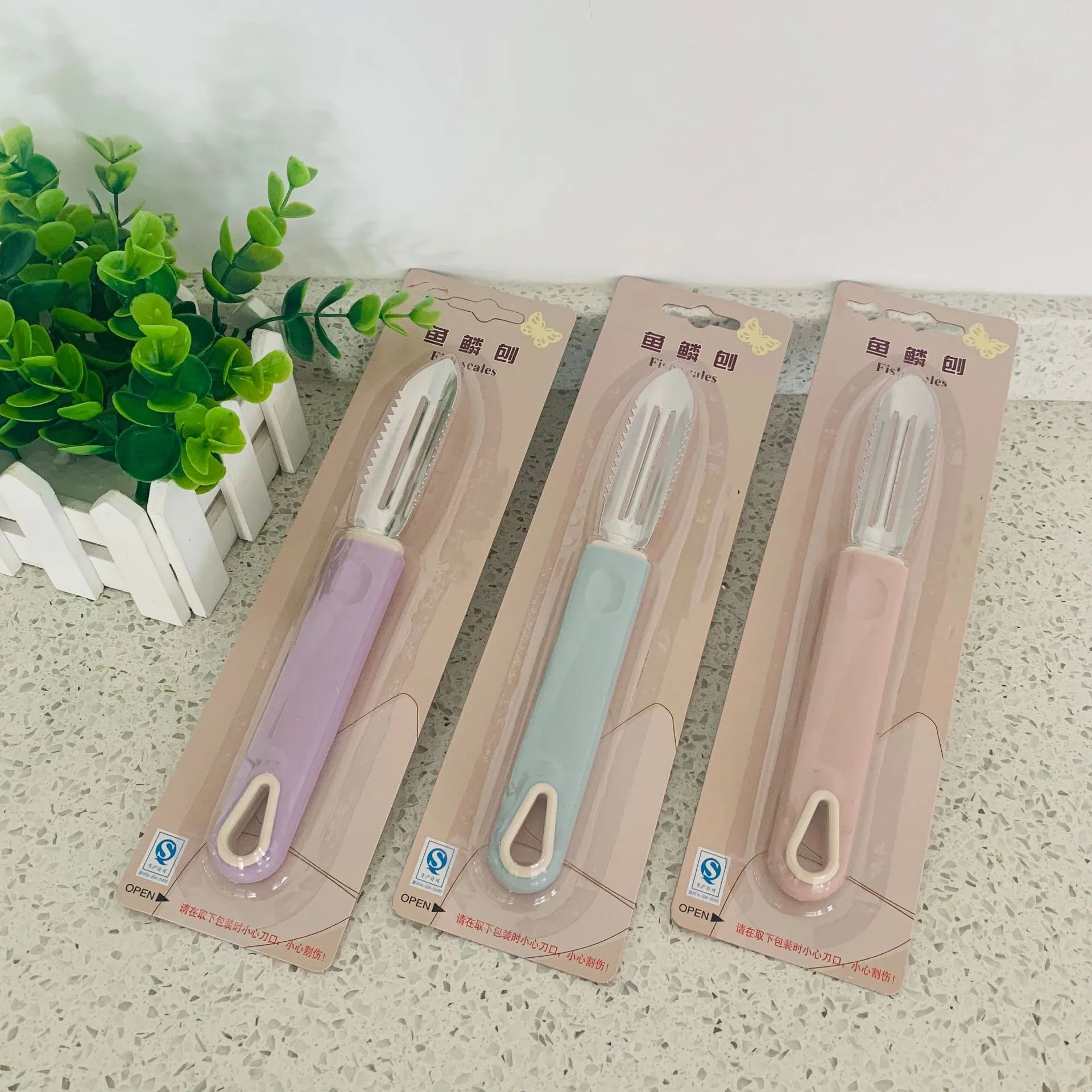 
JS-2024 China Wholesale OEM Customized Multifunction Stainless Steel Fish Scale Scraper Knife 