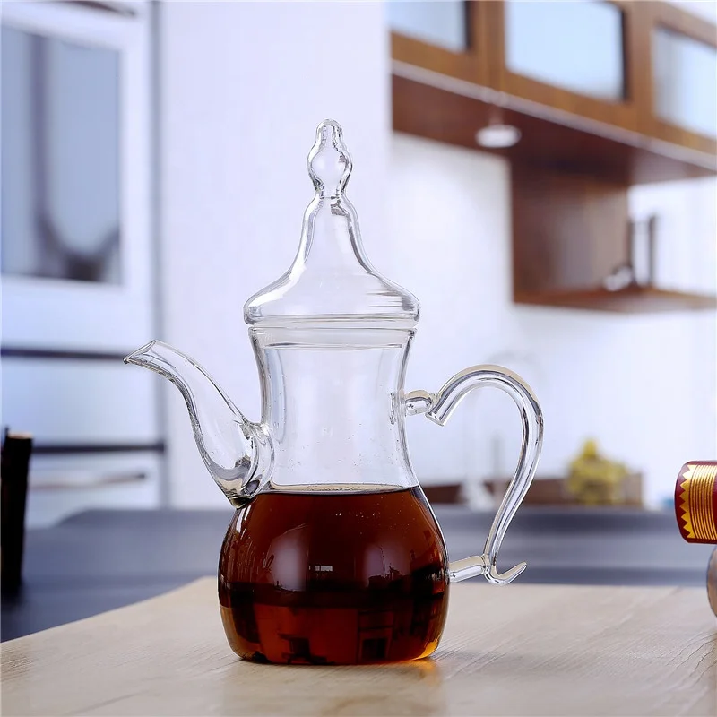 Turkish Style Borosilicate Glass Tea Set Coffee Set Arabic Teapot With Infuser