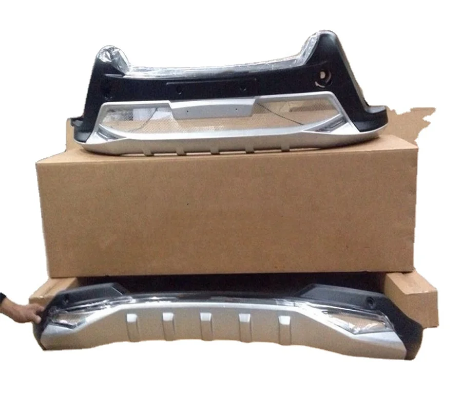 Car Accessories Auto Parts Abs material front and rear bumper guard for Toyota RAV4 2014