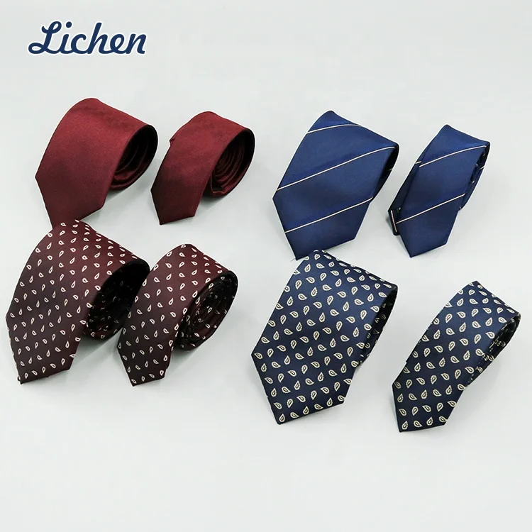 Silk Jacquard Woven Fabric Wedding Necktie Standard Ready Ties Cufflink Hanky Set Men