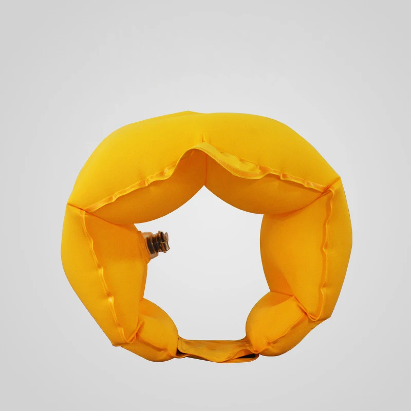 Ultralight Compact TPU inflatable Neck Wrap Pillow Ergonomic Foldable Travel Neck Support Pillow With Storage Box