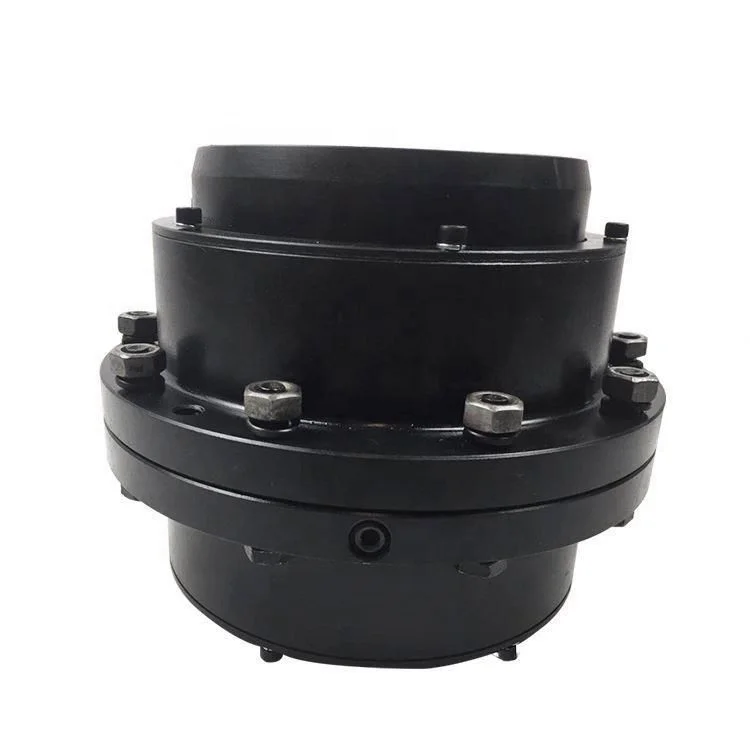 Large torque curved tooth gear coupling for mining machinery