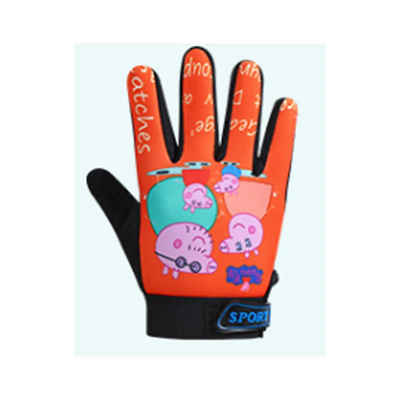 New Arrival Full Finger Cute Dirt Bike Cycling Riding Bicycle MTB Motocross BMX Gloves for Kid Children Youth