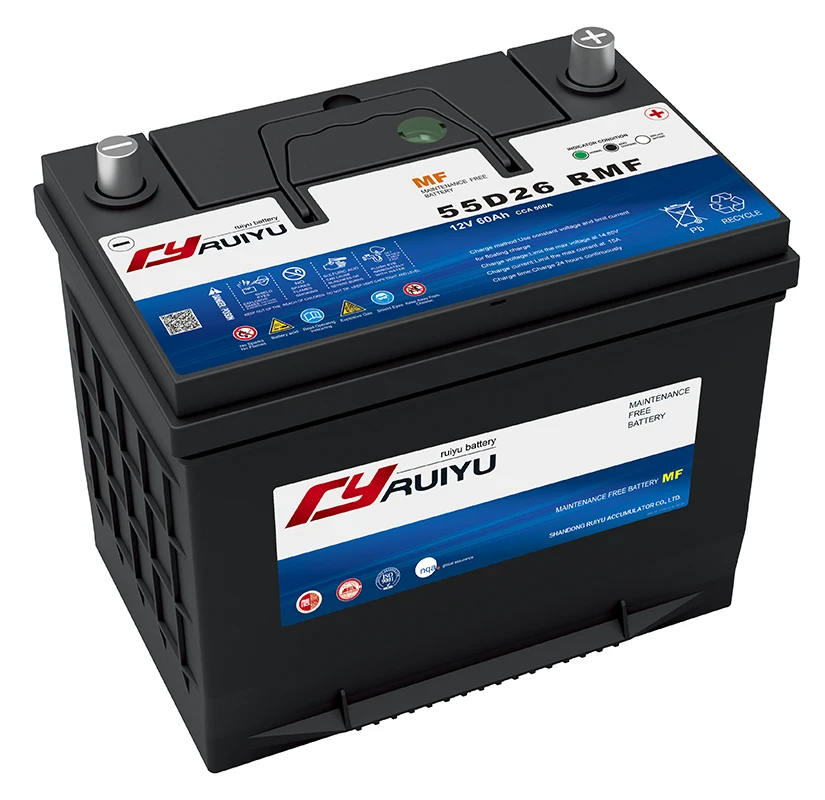 12V 60A lead acid maintenance free battery