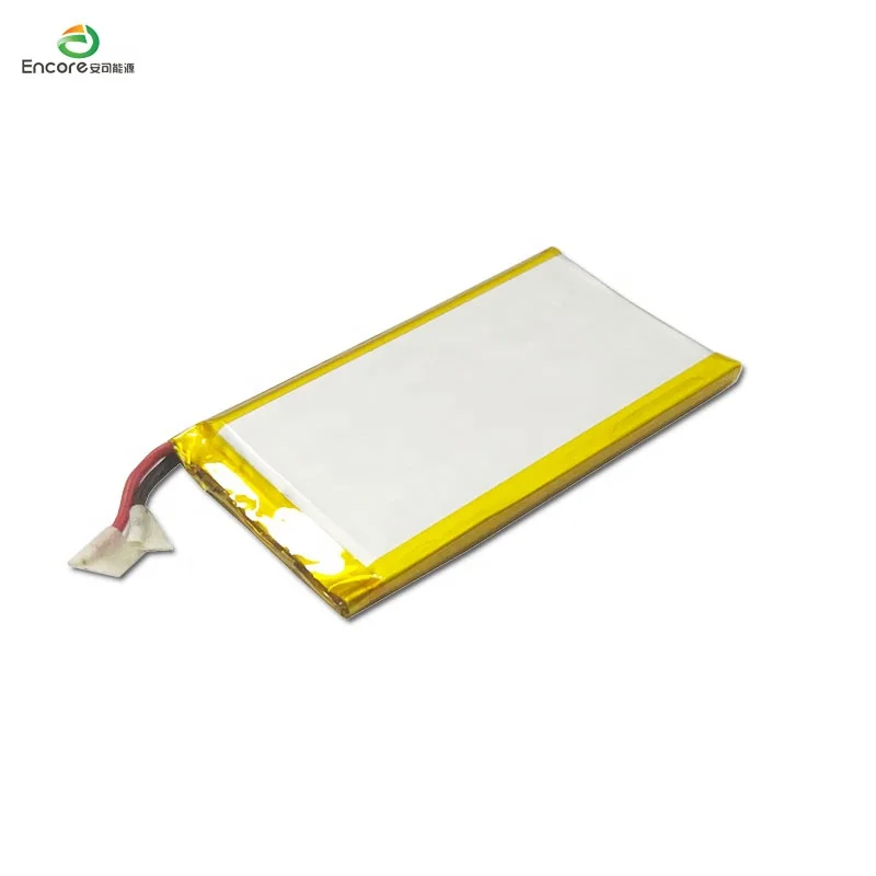 Lipo battery 1900mAh capacity lipo 554270 rechargeable lithium ion for